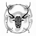 taurus tattoo design idea