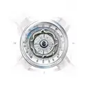 viking snake compass  tattoo design idea
