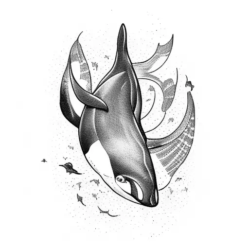 orca tattoo design idea