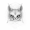 shrike tattoo design idea