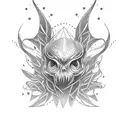 shrike tattoo design idea