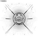 atom bomb tattoo design idea