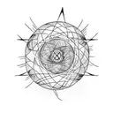 atom bomb tattoo design idea