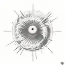 atom bomb tattoo design idea