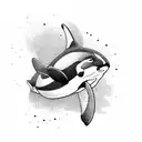 orca tattoo design idea