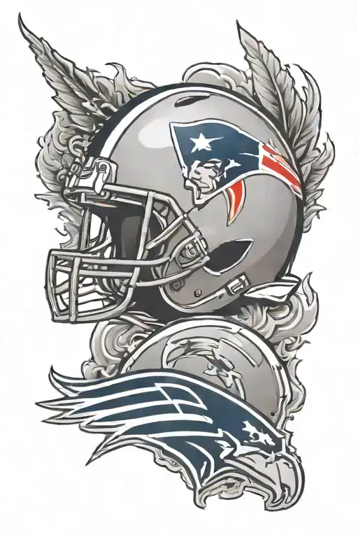new England Patriots  tattoo design idea