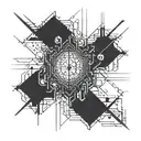 escape the matrix tattoo design idea