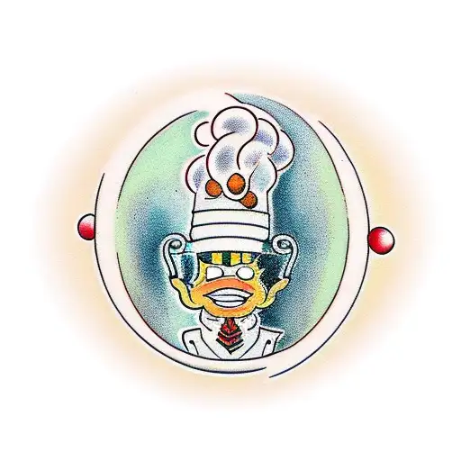 fry cook on venus tattoo design idea