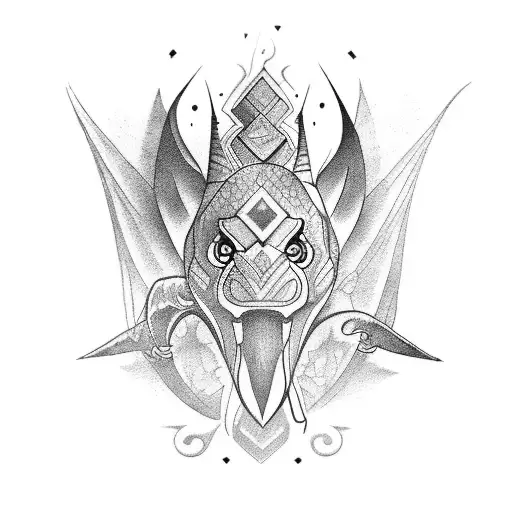 A patutiki, marquesantattoo tattoo with a deep meaning blackwork style tattoo design idea