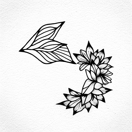 calm soul tattoo design idea