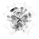 captain america tattoo design idea