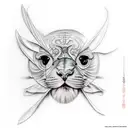 blindfold tattoo design idea