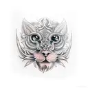 blindfold tattoo design idea