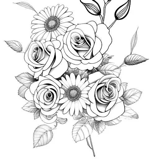 Village Tattoo - 🌻 Freehand Gardenia Sunflower by @lucywebstertattoo (✉️  June books now open!) | Facebook