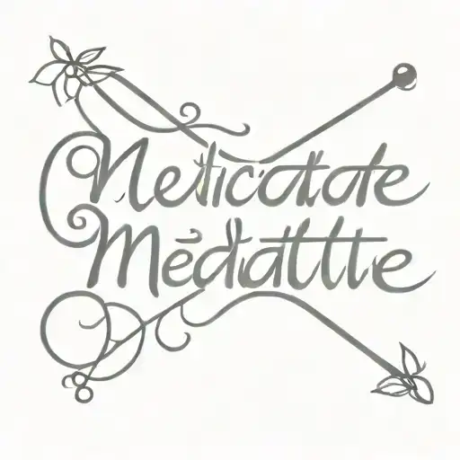 medicate meditate give your soul to Jesus throw a punch fall in love. Give yourself a reason. tattoo design idea