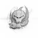 AC tattoo design idea