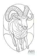 aries ram tattoo design idea