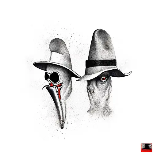 spy vs spy tattoo design idea