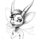 tinkerbell tattoo design idea