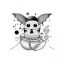 Goodnight Punpun Eyes on Neck tattoo design idea