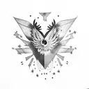 Goodnight Punpun Eyes on Neck tattoo design idea