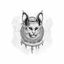 trap music tattoo design idea