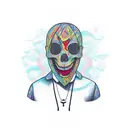 trap music tattoo design idea