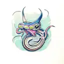 ball python pet  tattoo design idea