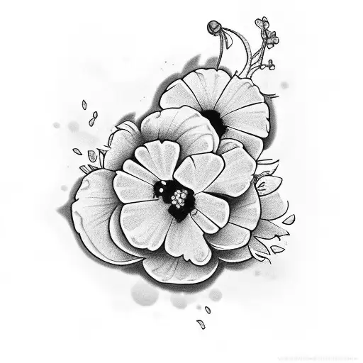 cambodian inspired tattoo with flowers included  tattoo design idea