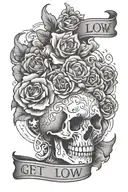 Get Low Asshole  tattoo design idea