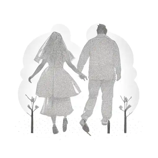 Tribute to marriage tattoo design idea