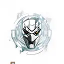 Deathstroke  tattoo design idea