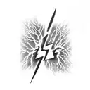 Lightning Bolt tattoo design idea