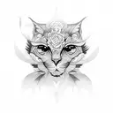 Maya on the hand tattoo design idea