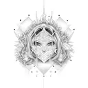 Maya on the hand tattoo design idea