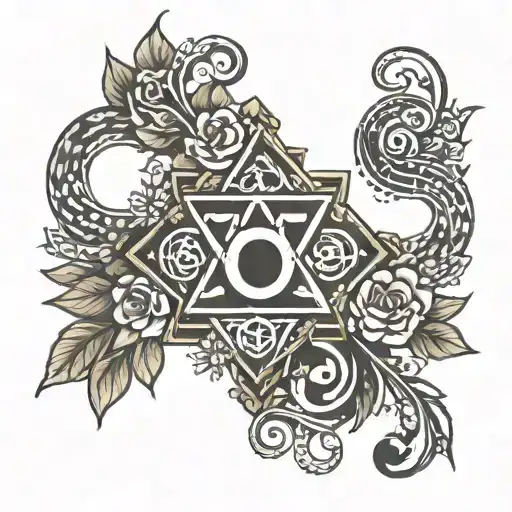 hesed in hebrew tattoo design idea