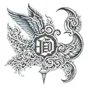 hesed in hebrew tattoo design idea