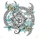 hesed in hebrew tattoo design idea