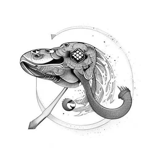 pool tattoo design idea