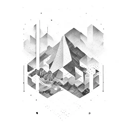 geology tattoo design idea