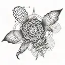 dopamine chase tattoo design idea