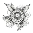 dopamine chase tattoo design idea