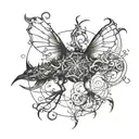 dopamine chase tattoo design idea