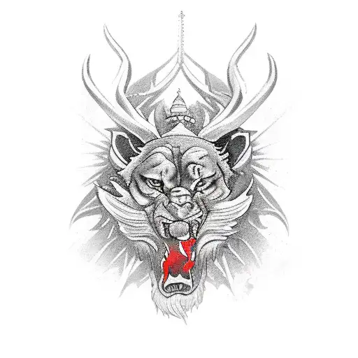 tank t90 war russia tattoo design idea