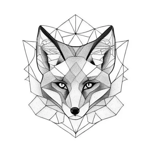 Fox tattoo design idea