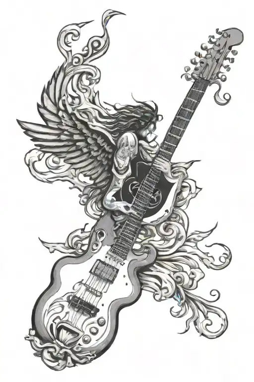 greta van fleet music tattoo design idea