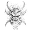 Demon Shadow tattoo design idea