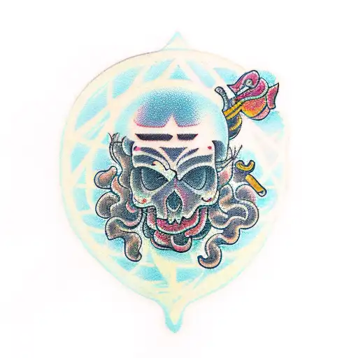 Dionysus tattoo design idea