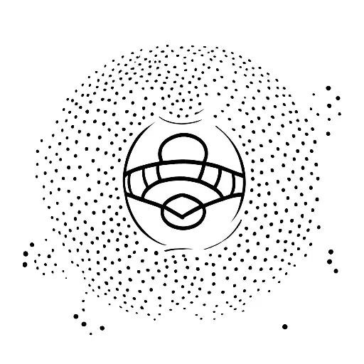 Volleyball player diving for a ball tattoo design idea