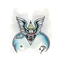 Lucifer tattoo design idea